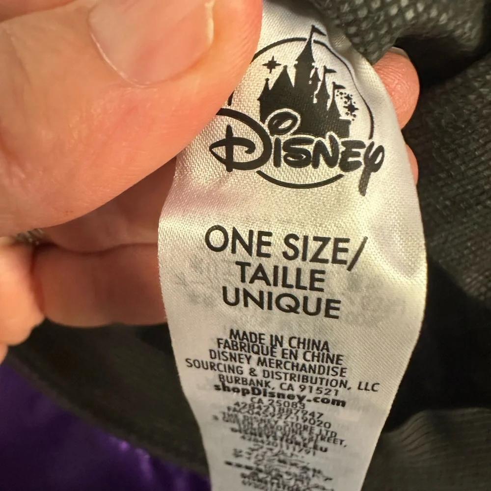 Disney‎ Halloween Witch Hat with Ears - Black, Purple, and Orange
